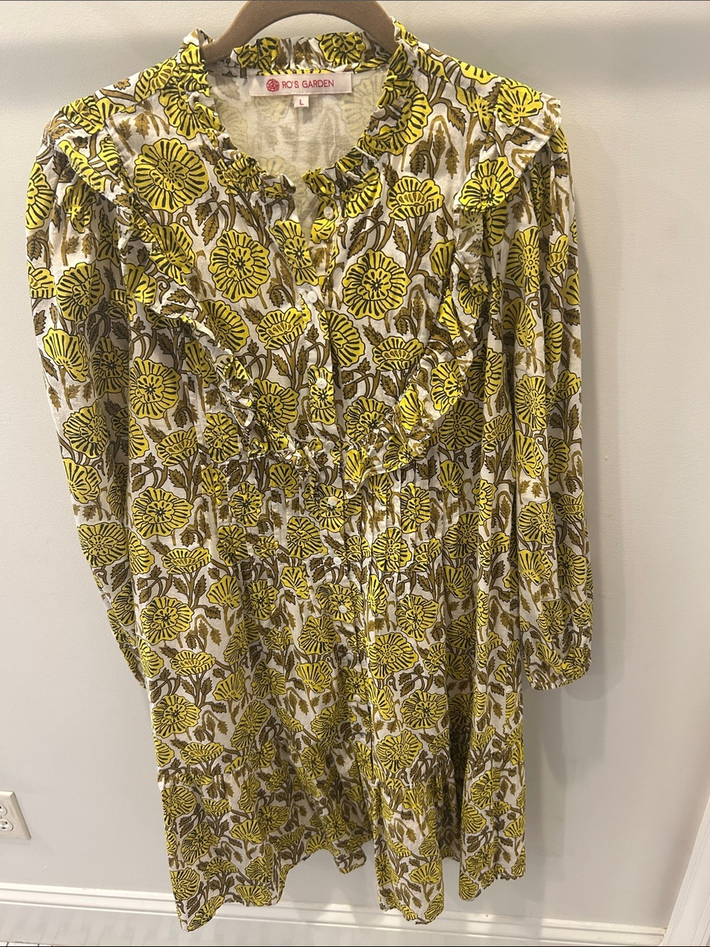 Ro’s Garden Floral Ruffle Dress